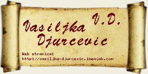 Vasiljka Đurčević vizit kartica